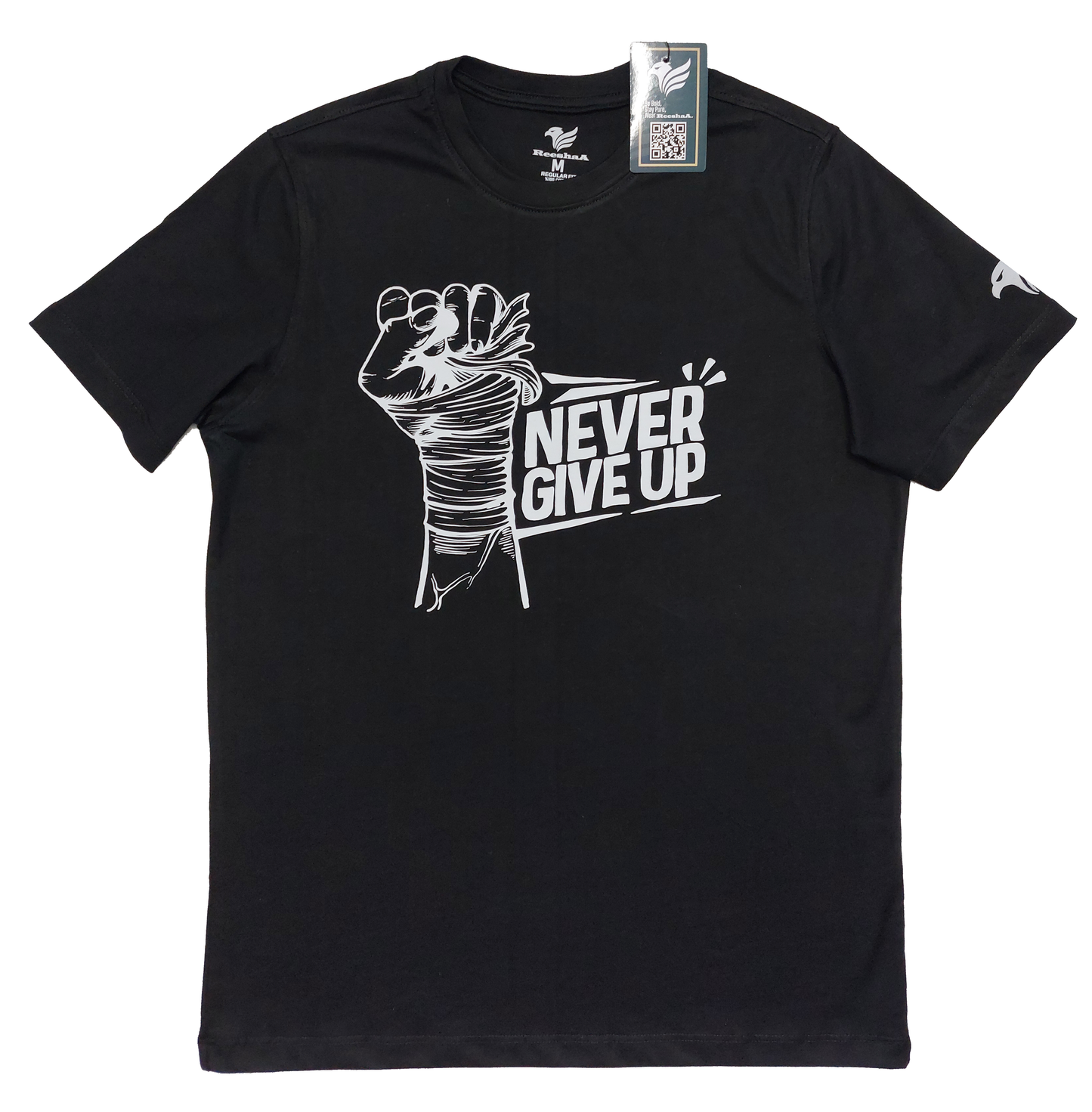 Never Give up- Short sleeve t-shirt