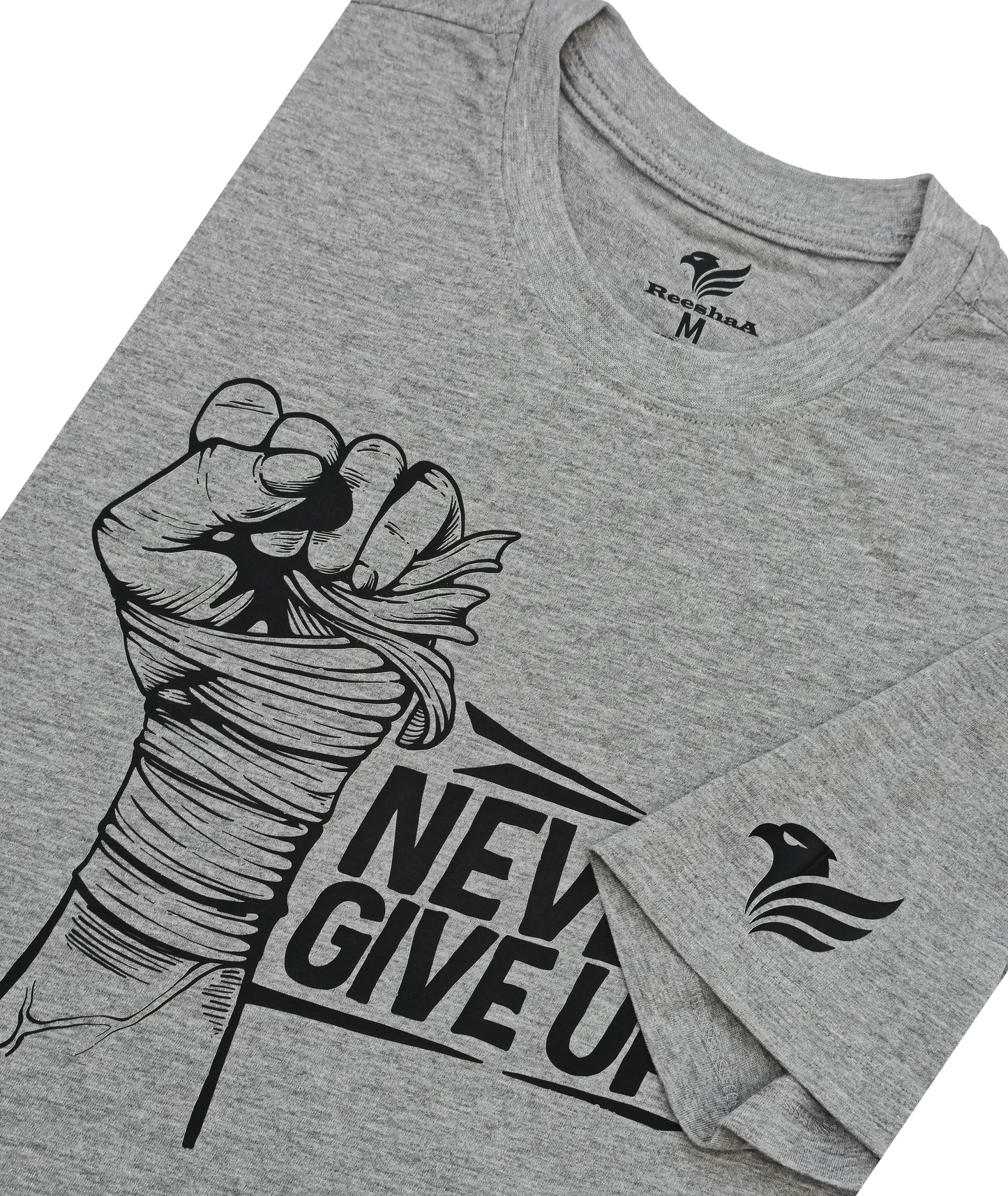 Never Give up- Short sleeve t-shirt