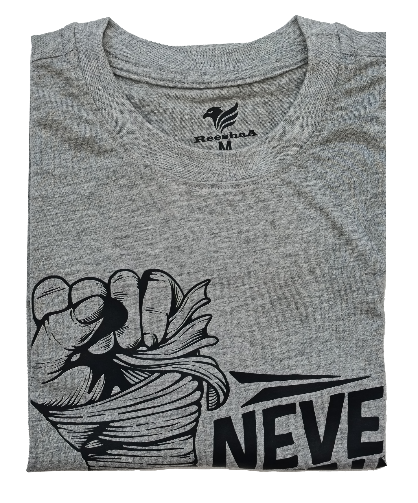 Never Give up- Short sleeve t-shirt