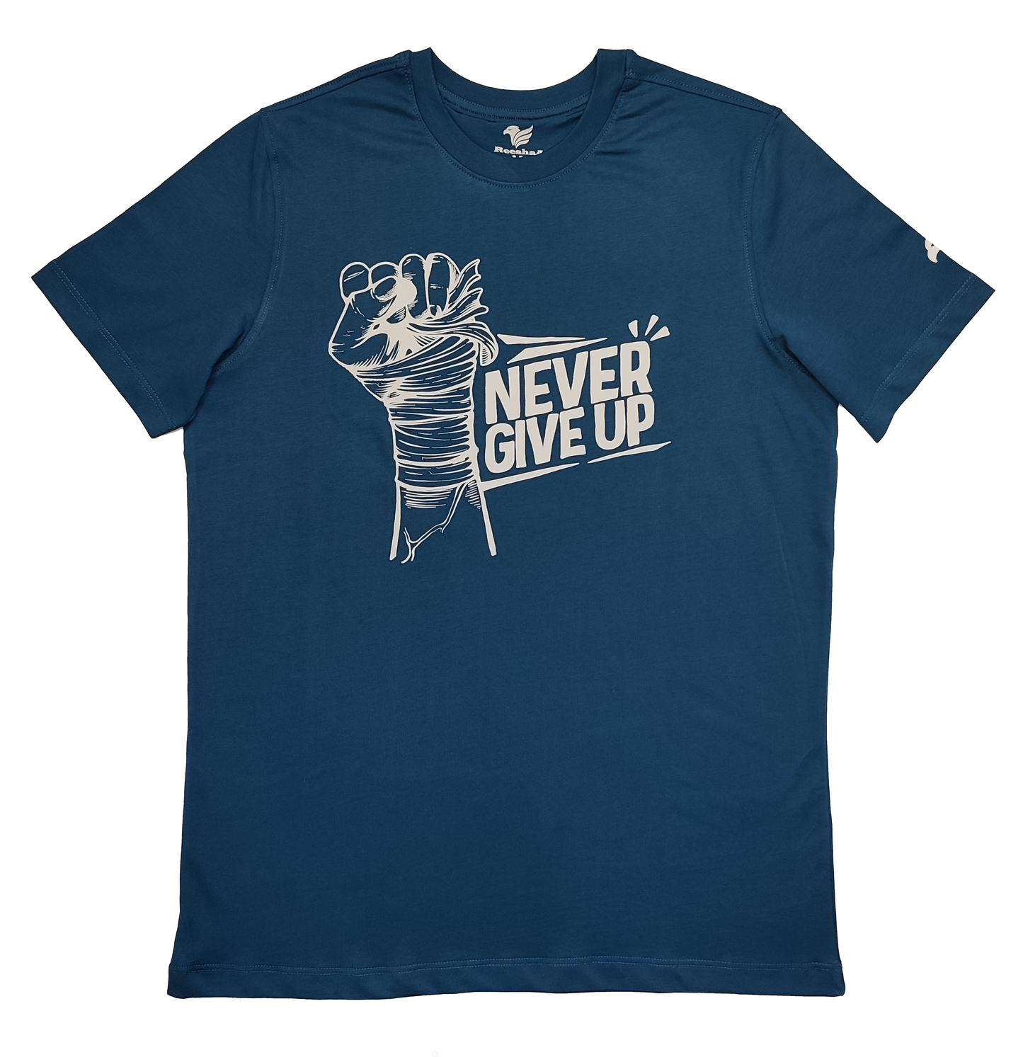 Never Give up- Short sleeve t-shirt