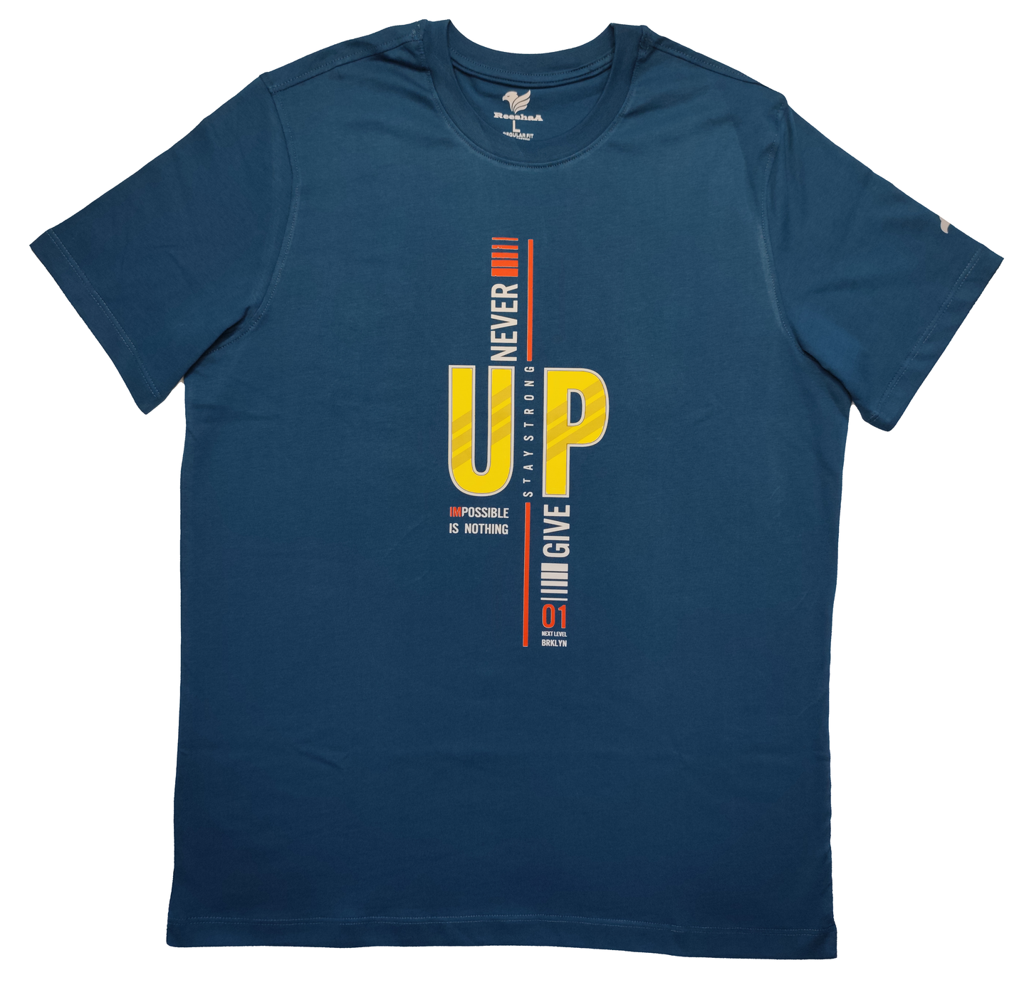 Never Give up- Short sleeve t-shirt