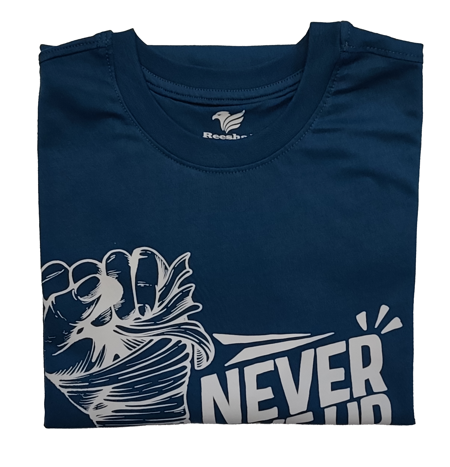 Never Give up- Short sleeve t-shirt